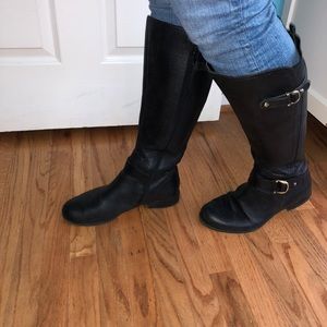 Black Leather Boots